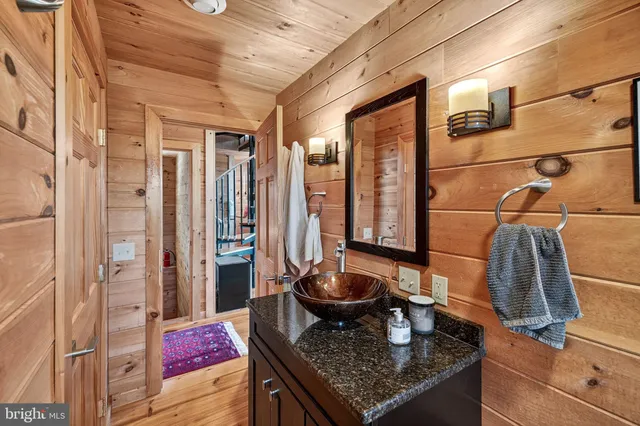 a view of an outdoor space and tennis court