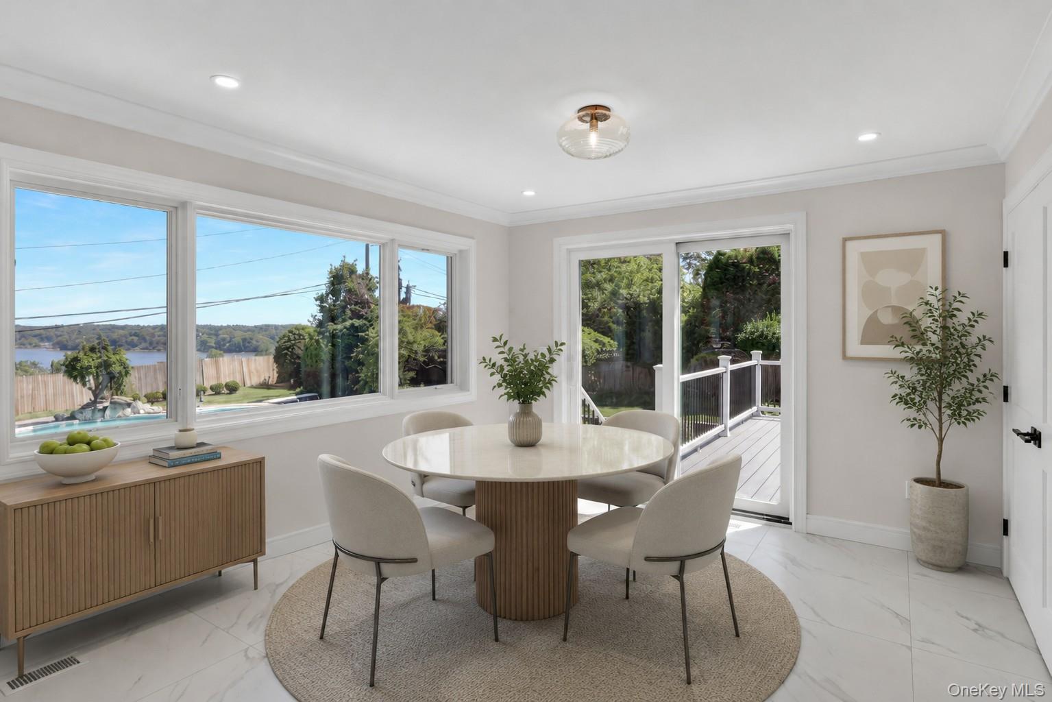 52 Woodland Road Roslyn, NY 11576 - Photo 23 of 50 Staged Breakfast Area