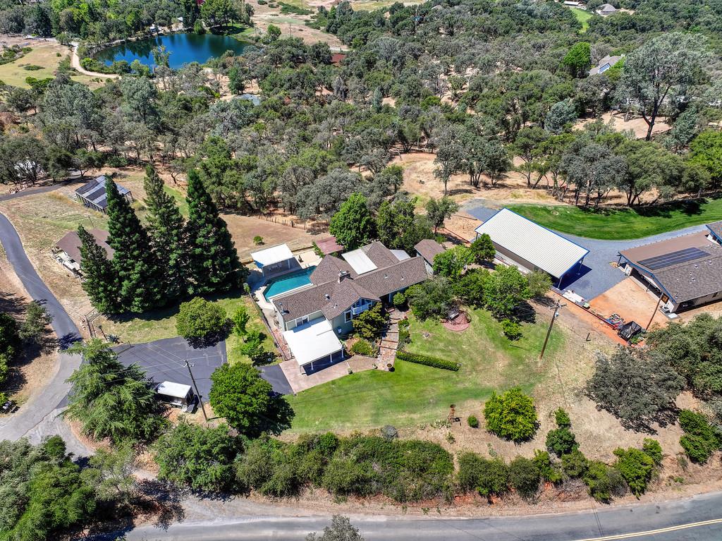 7630 Ridge Road Newcastle, CA 95658 - Photo 83 of 85 Fabulous aerial view of 1.3 beautifully landscaped acres in the heart of Newcastle.