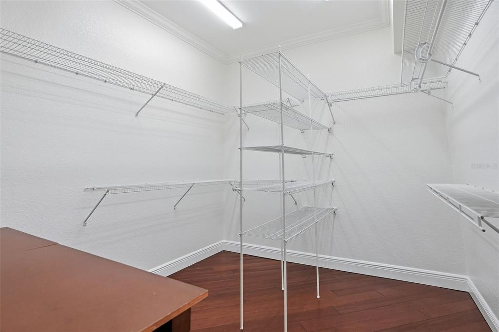 4495 Secretariat Run Spring Hill, FL 34609 - Photo 24 of 43 a view of a room with racks on the wall