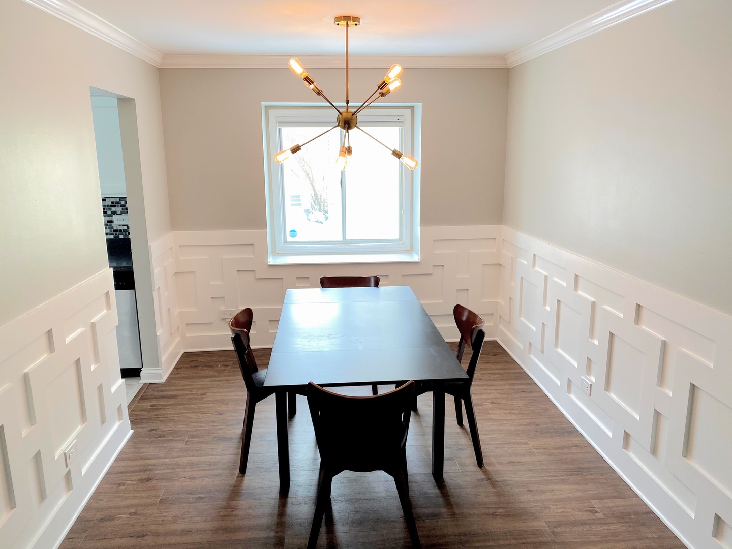 1214 Needham Road Naperville, IL 60563 - Photo 5 of 25 a view of a a dining room with furniture window and wooden floor