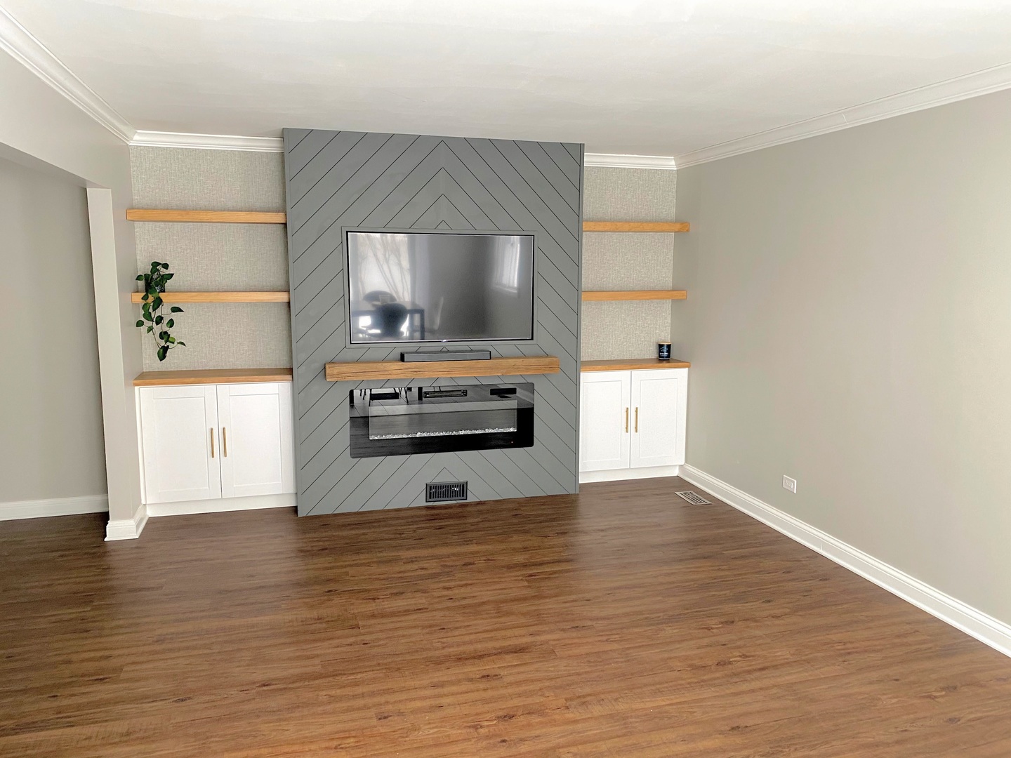 1214 Needham Road Naperville, IL 60563 - Photo 9 of 25 a view of a kitchen with wooden floor electronic appliances and staircase