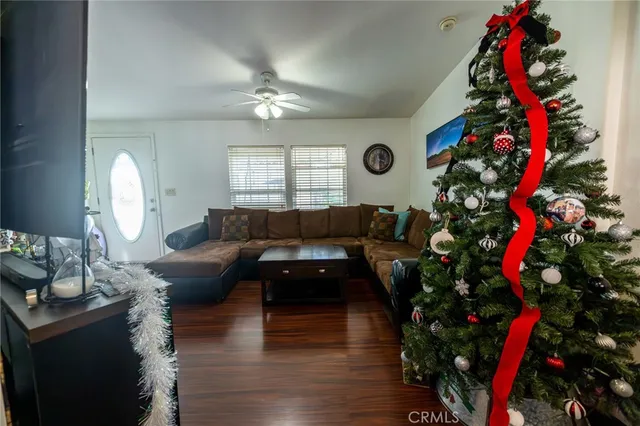 a living room filled with furniture