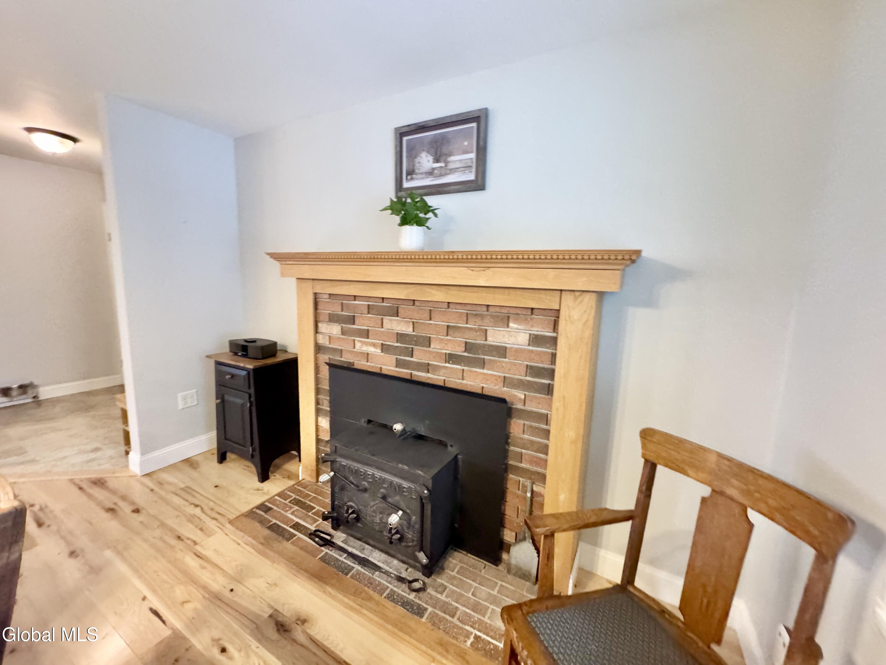63 Jenkins Road Ballston, NY 12027 - Photo 26 of 83 Brick Wood Burning Wood Stove FP