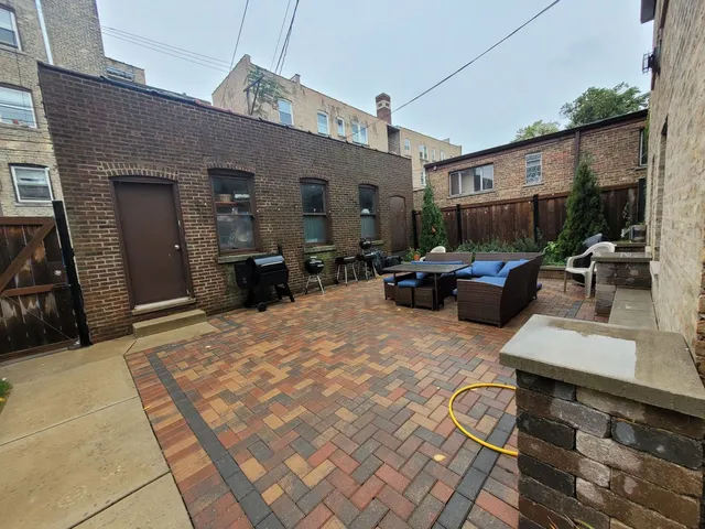 a outdoor space view with a sitting space