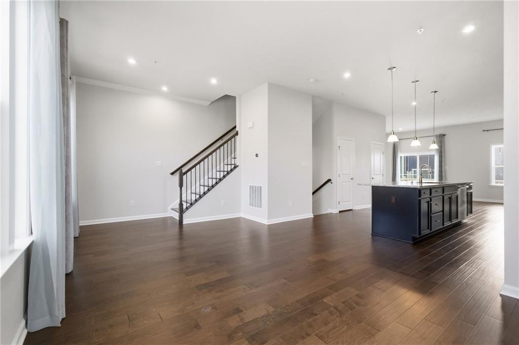 3000 Mahican Circle Mars, PA 16046 - Photo 11 of 39 a view of an empty room with wooden floor and a window