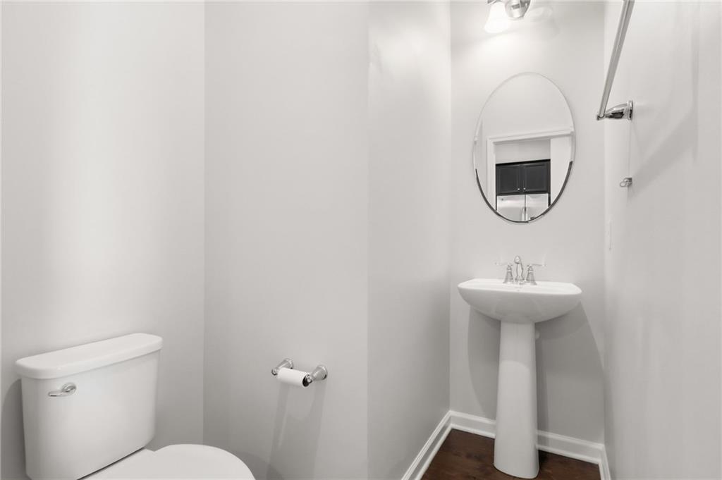 3000 Mahican Circle Mars, PA 16046 - Photo 23 of 39 a bathroom with a sink a toilet and a mirror