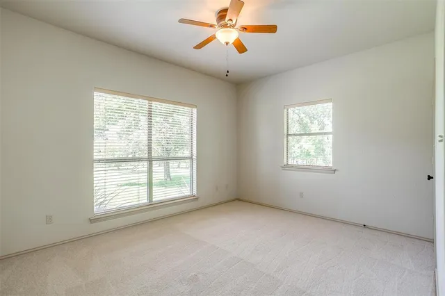 a view of a lake with a mountain in the background
