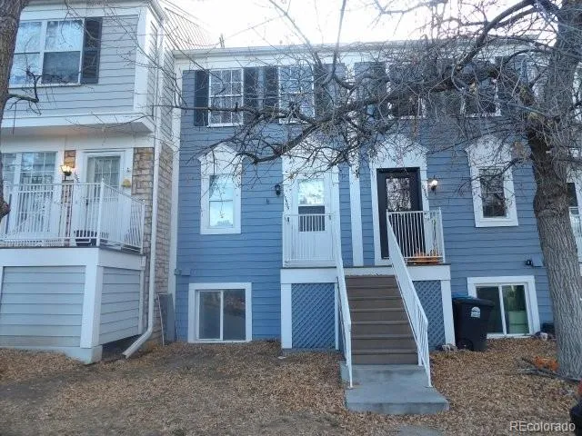 a front view of a building with pathway