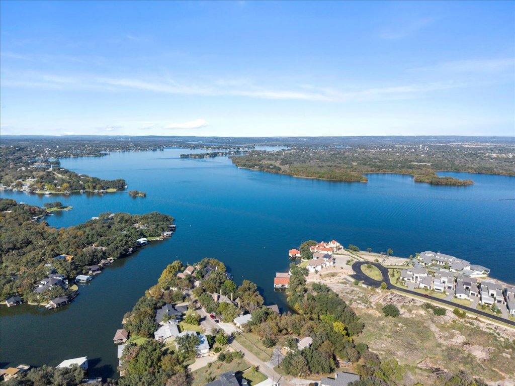 102 Mountain Home Road Horseshoe Bay, TX 78657 - Photo 26 of 32 an aerial view of ocean with residential building in ocean