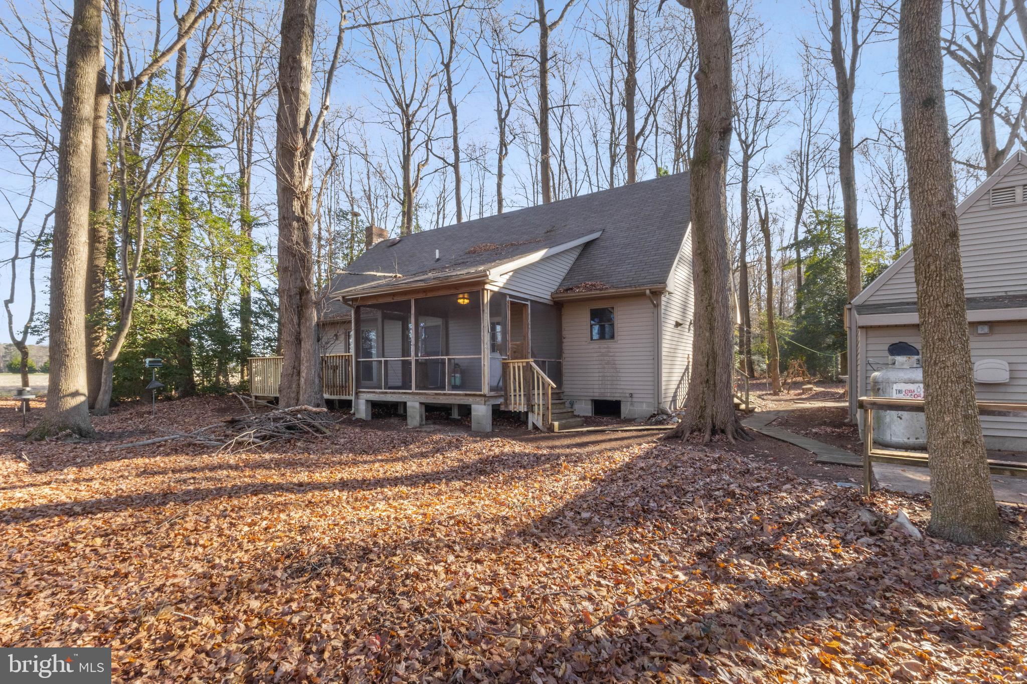 19268 Deerfield Road Bridgeville, DE 19933 - Photo 28 of 33 a view of a house with a yard and covered with snow