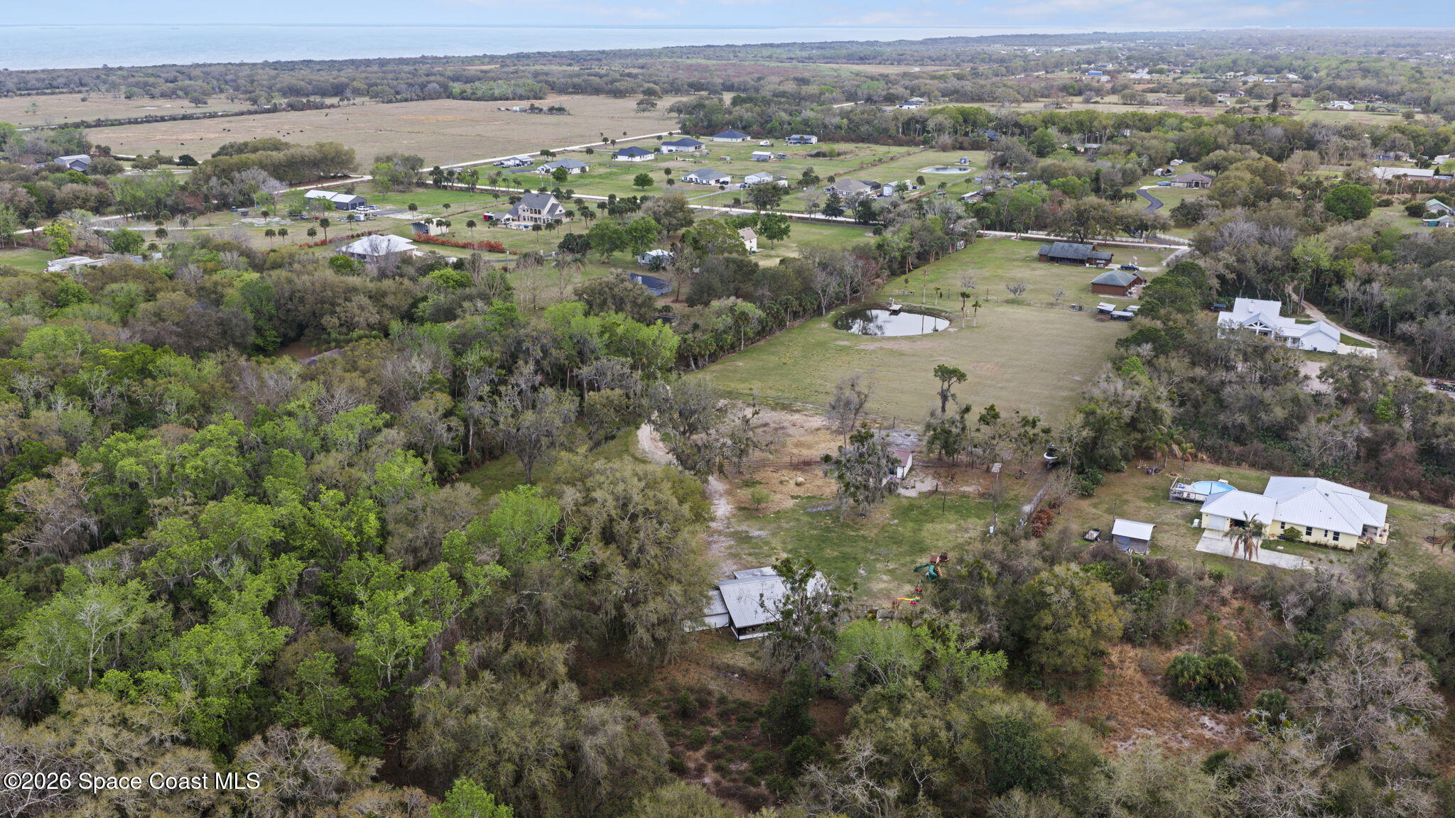3416 Flounder Creek Road Mims, FL 32754 - Photo 42 of 42 an aerial view of multiple house