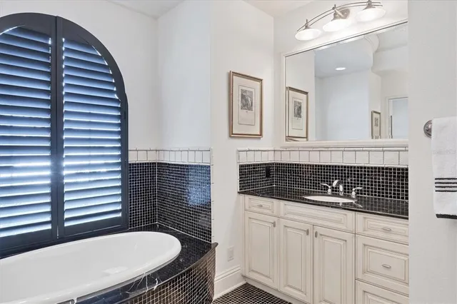 a view of a lake with a house