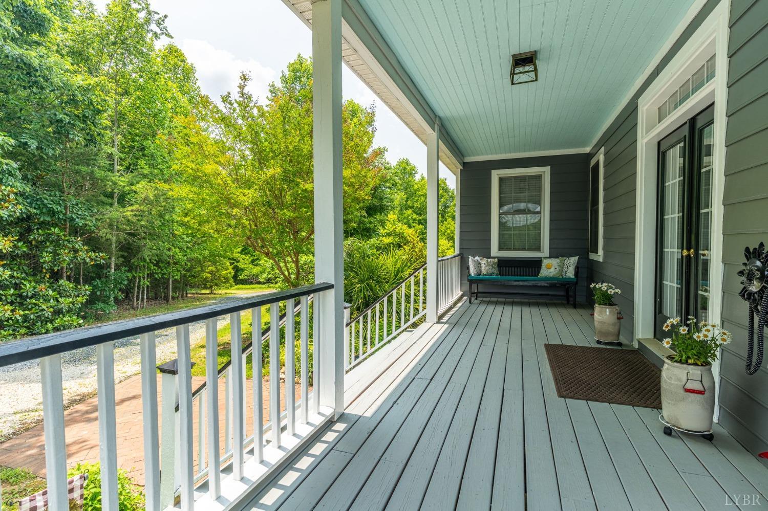 3297 Midway Road Phenix, VA 23959 - Photo 5 of 89 a view of balcony with wooden floor
