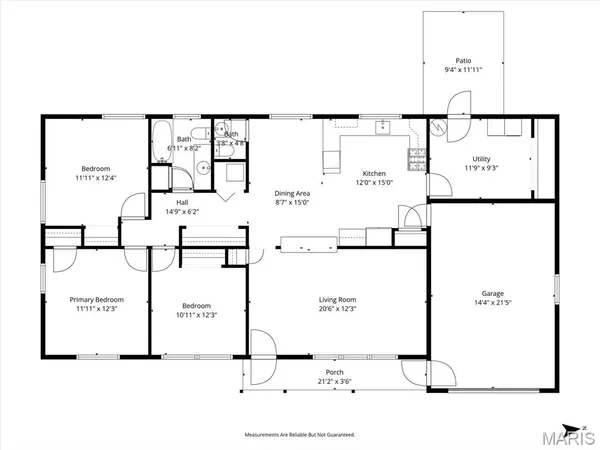 $184,000 | 325 North Van Buren Street, Trenton, IL 62293