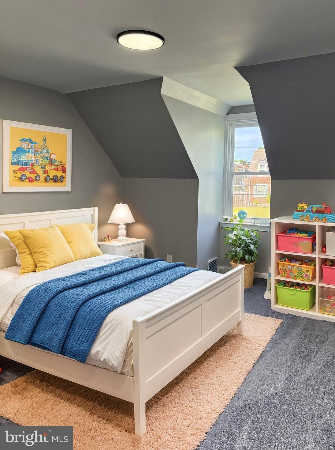 802 Fairview Road Swarthmore, PA 19081 - Photo 12 of 18 a bed room with a bed and a fish tank