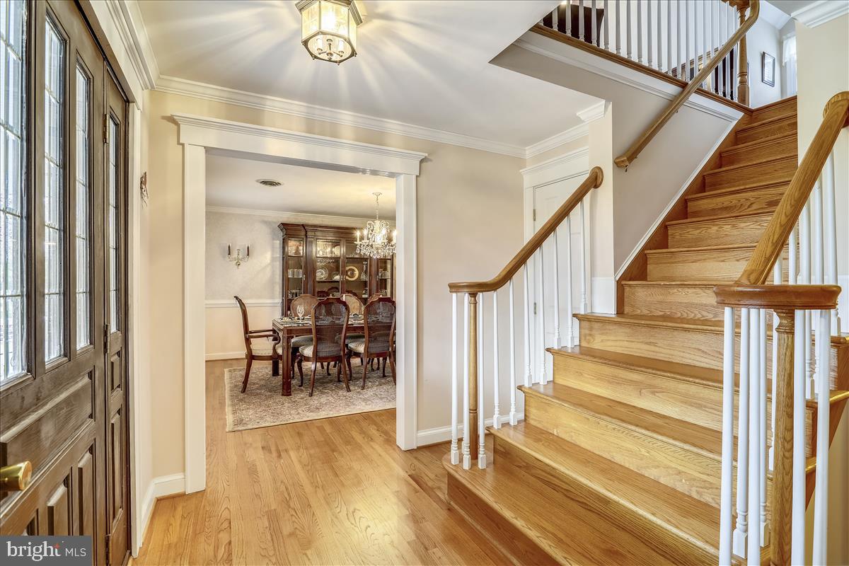 15431 Barnesville Road Boyds, MD 20841 - Photo 12 of 68 Front foyer and staircase to private library