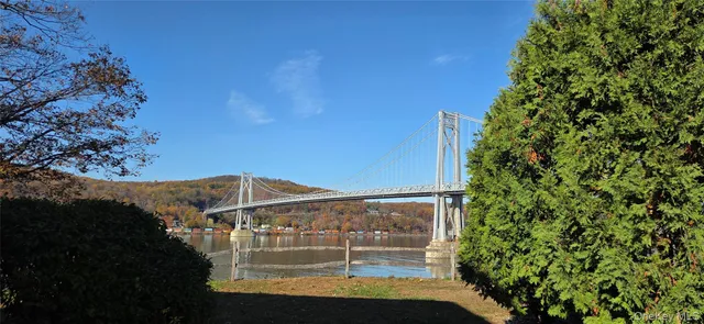 a view of a balcony with an outdoor space