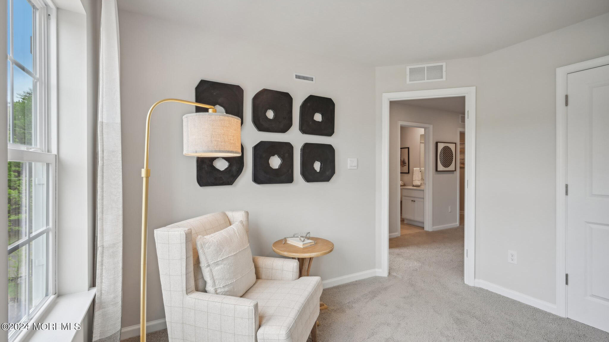 10 Rothbury Court Tinton Falls, NJ 07753 - Photo 25 of 43 a bathroom with a toilet and a shower curtain