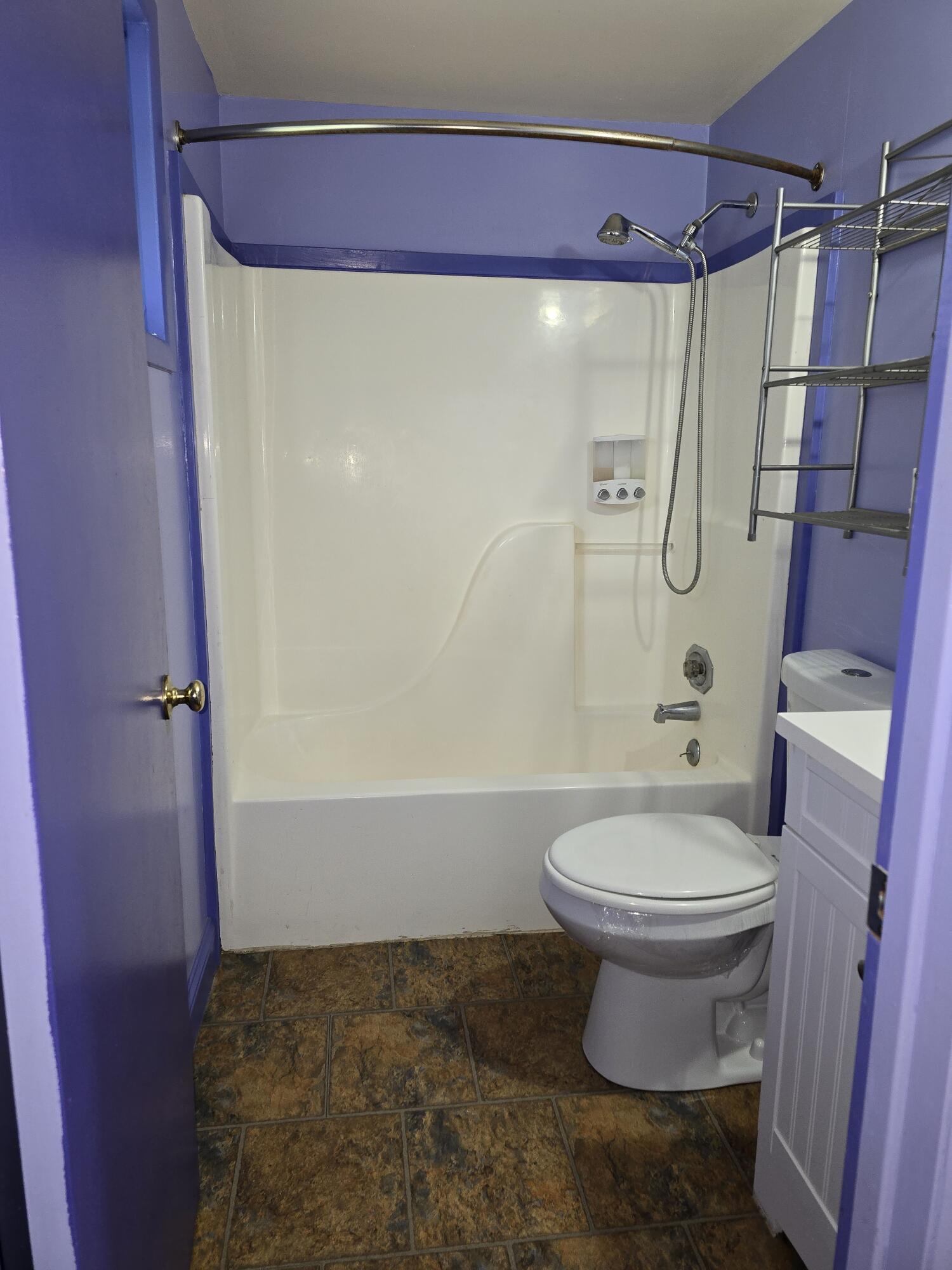 12750 Highway 3 Hayfork, CA 96041 - Photo 11 of 22 a bathroom with a shower and a toilet