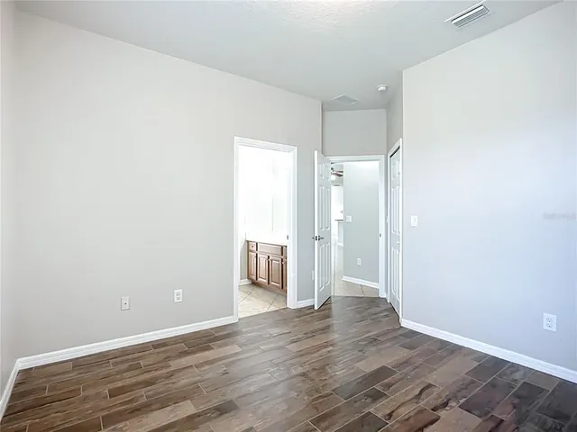 a view of a lake with a big yard