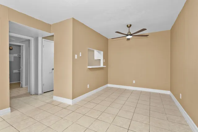 a view of an empty room