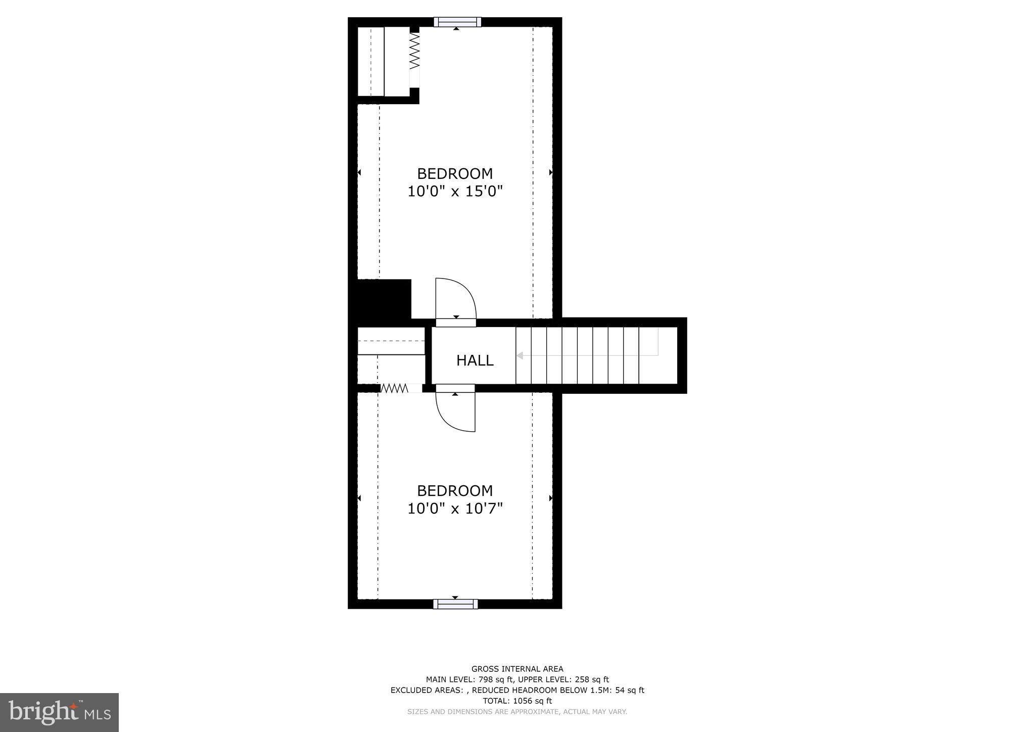 956 Martin Road Baltimore, MD 21221 - Photo 22 of 23 Upper Level Floor Plan
