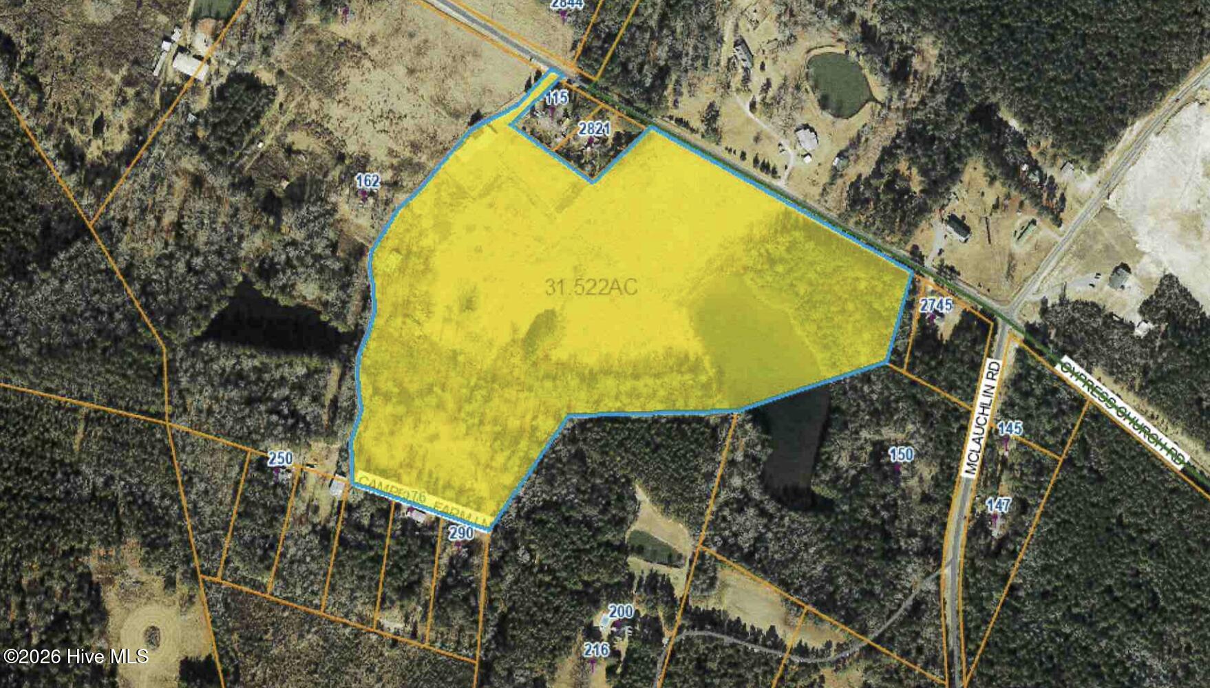 Tbd Cypress Church Road Cameron, NC 28326 - Photo 1 of 1 approximate lot lines