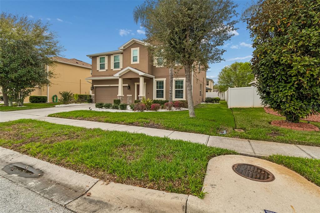 6105 Merrifield Drive Zephyrhills, FL 33541 - Photo 6 of 85 a front view of a house with a yard