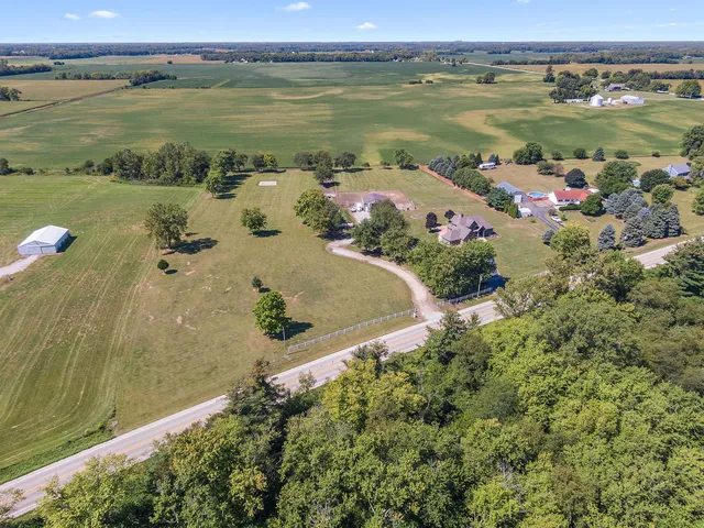 a view of a lake with a mountain