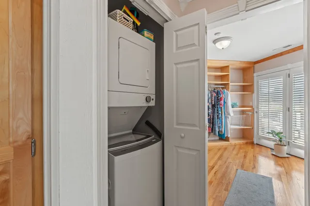 a view of walk in closet