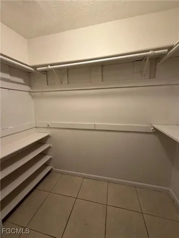 a close view of closet