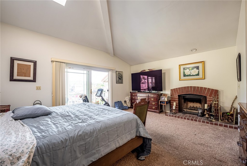 30010 Big Range Road Canyon Lake, CA 92587 - Photo 14 of 55 Primary Bedroom with Fireplace and views