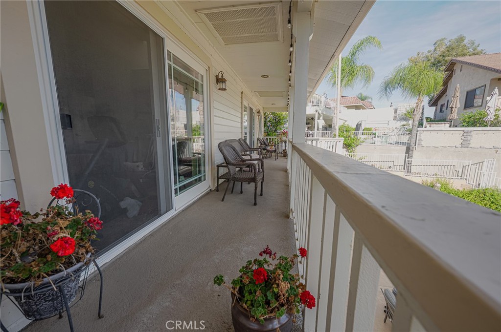 30010 Big Range Road Canyon Lake, CA 92587 - Photo 16 of 55 Balcony/Deck from Primary Bedroom to Loft/Office- indoor & outdoor views overlooking your wonderful backyard