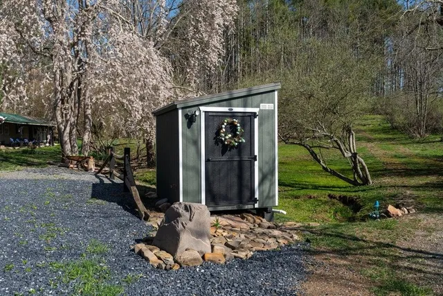 a view of storage and utility room