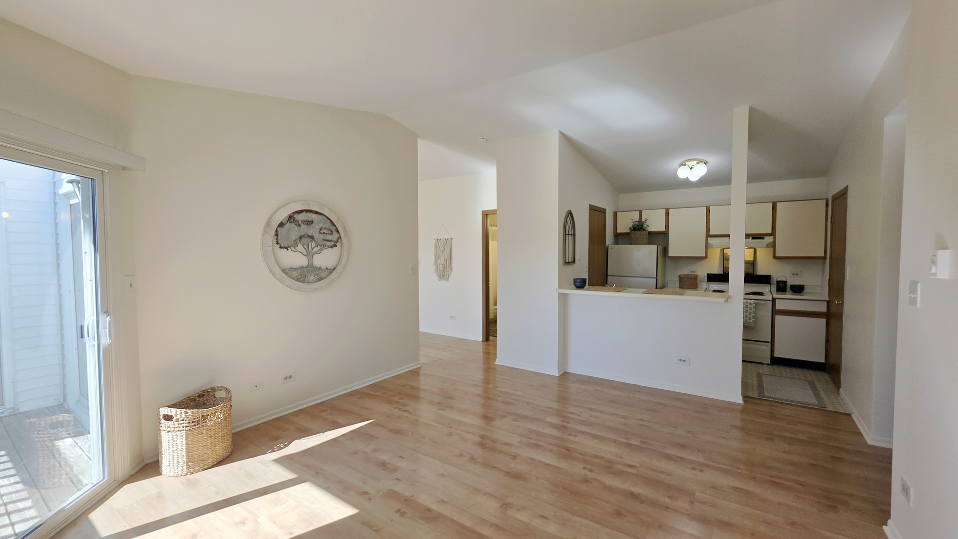 4302 West Shamrock Lane, Unit 3C McHenry, IL 60050 - Photo 4 of 20 a view of kitchen with wooden floor