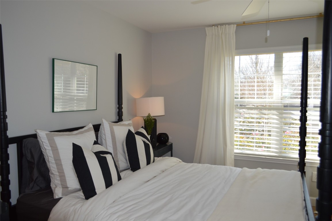 5505 Montview Street, Unit A Austin, TX 78756 - Photo 22 of 37 a bedroom with a bed and a window