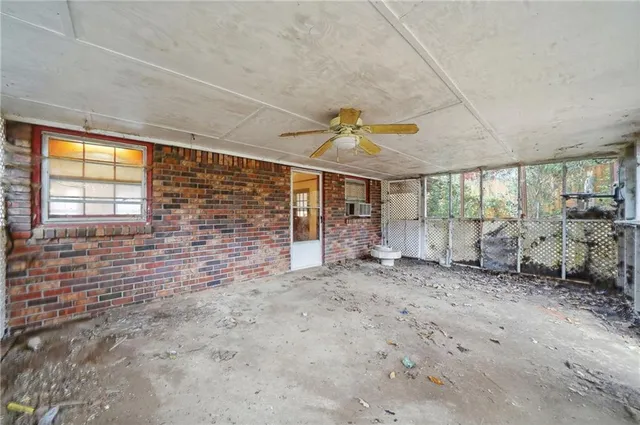 a view of livingroom with natural light