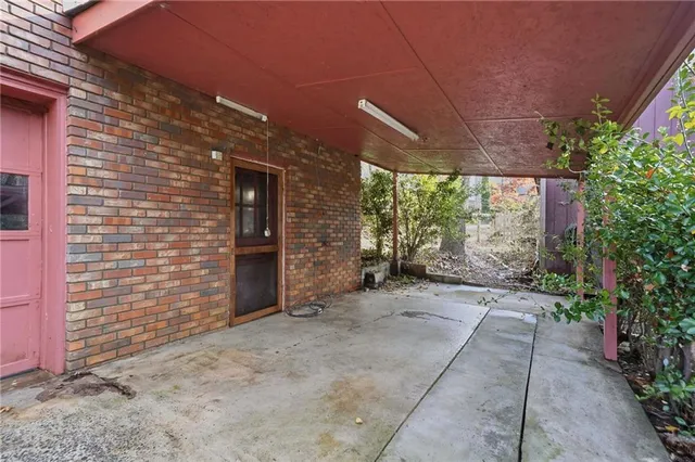 a view of a room with a patio