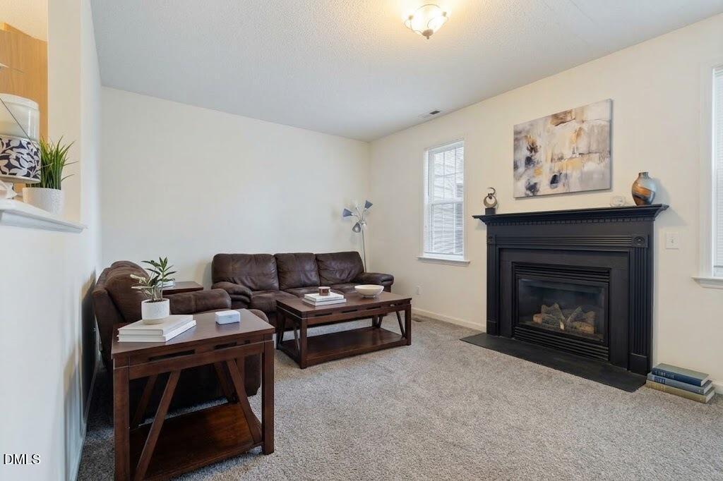 living room virtual staged