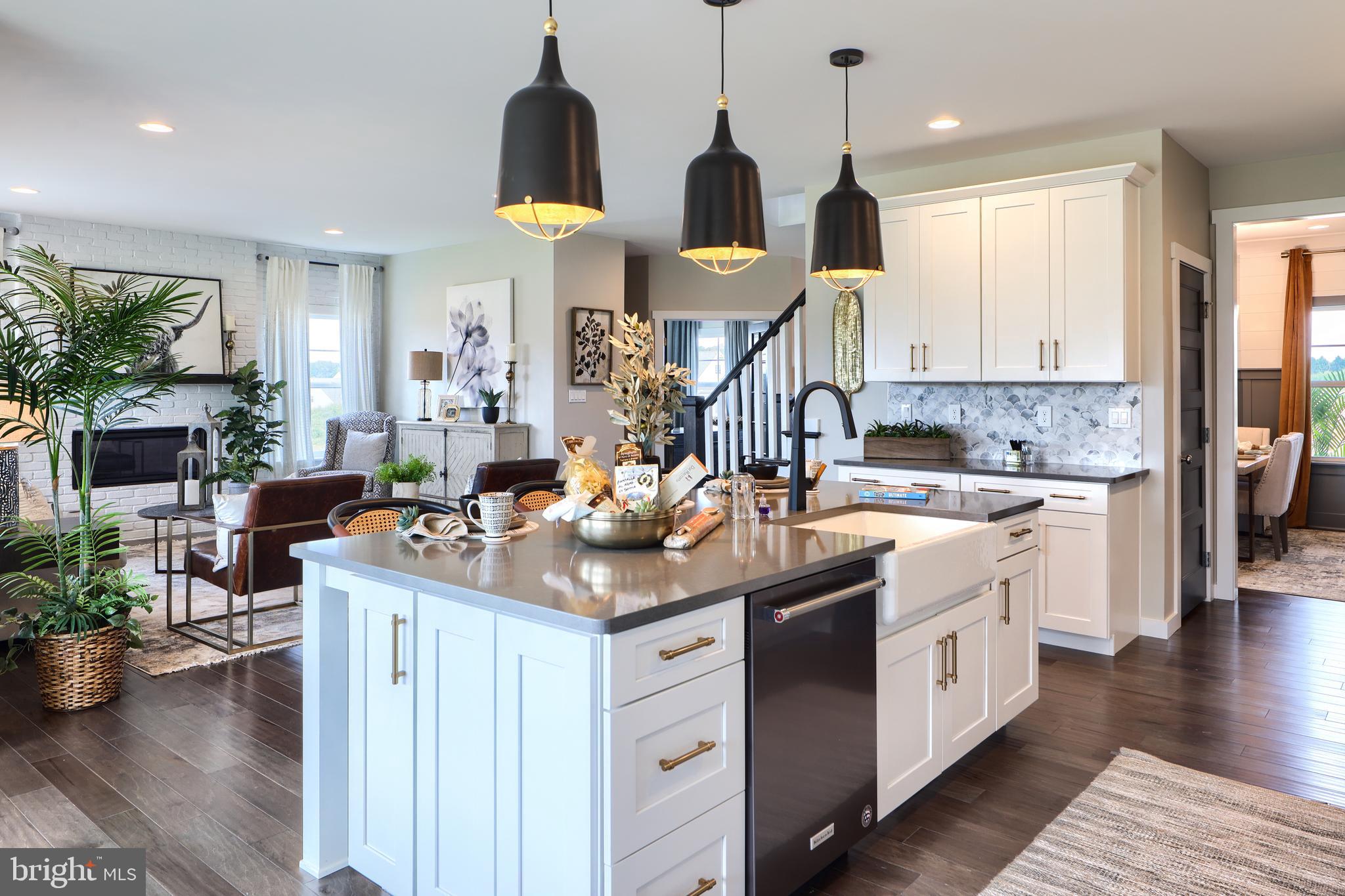 202 Angelica Way New Freedom, PA 17349 - Photo 19 of 48 a kitchen with a sink stove and cabinets