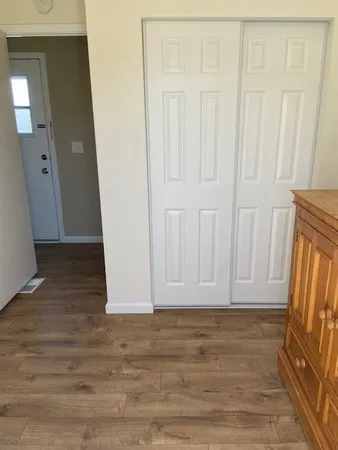 a view of front door