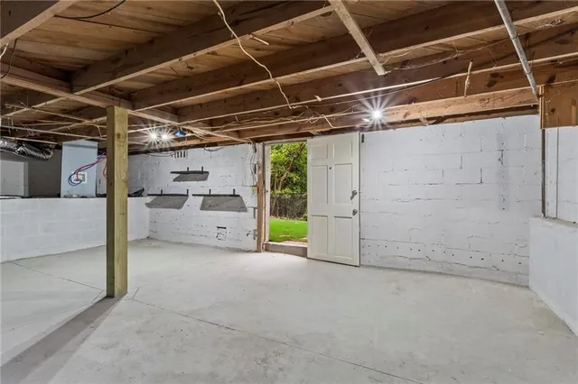 a view of garden with deck