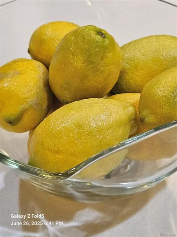 a view of a swimming pool with an outdoor space