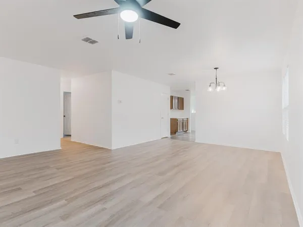 wooden floor in an empty room