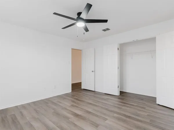 wooden floor in an empty room