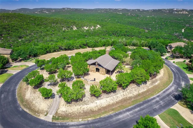 a view of a garden with a bench