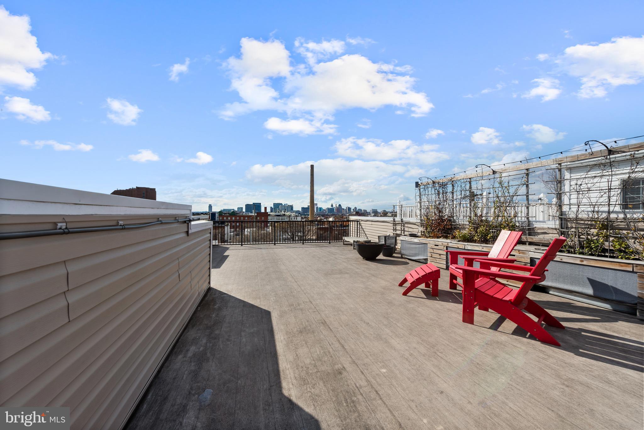 922 South Streeper Street Baltimore, MD 21224 - Photo 27 of 33 a view of a terrace with furniture