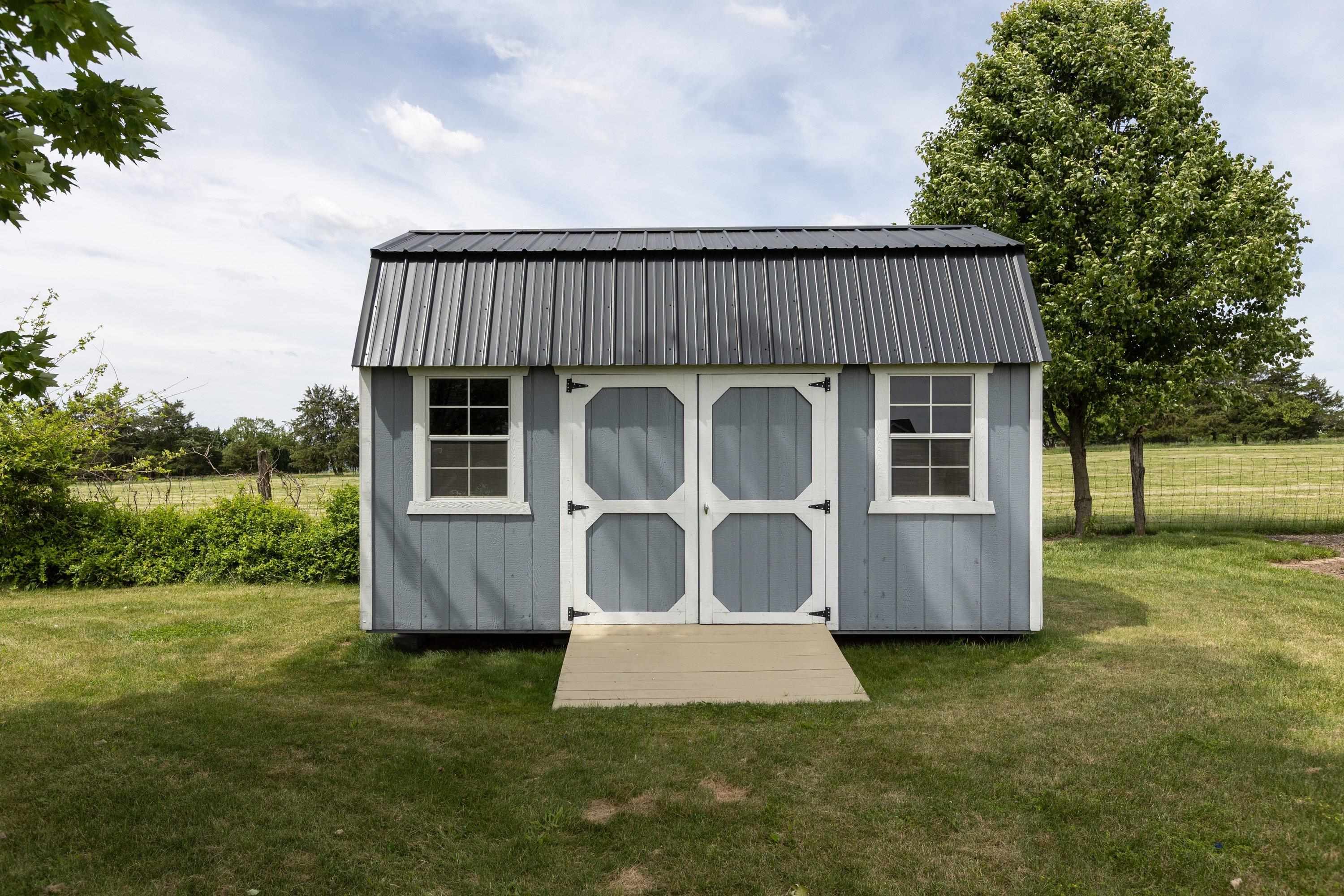536 Three Leagues Road McGaheysville, VA 22840 - Photo 44 of 71 The storage building offers lots of storage opportunity in the backyard of the home.