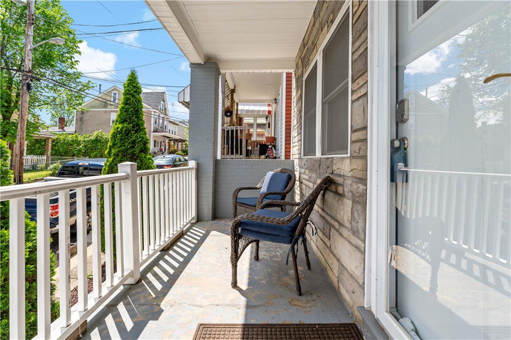 239 Albert Street Pittsburgh, PA 15211 - Photo 26 of 34 a view of a balcony with furniture